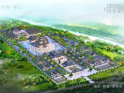 台州古建筑工程施工方案总体规划图