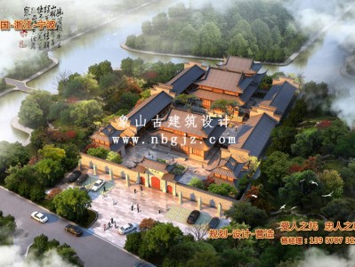 台州天福寺重建规划效果图